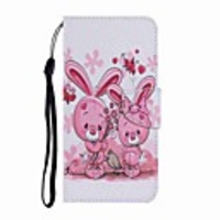 Case For Xiaomi Redmi Note 10 Pro Redmi Note 8T Redmi 9A Redm 9C Mi Note10 iite Wallet Card Holder with Stand Full Body Cases Cute Rabbit PU Leather TPU for Xiaomi Redmi Note 7 / Redmi Note 7 Pro