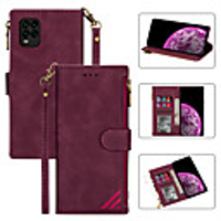 Case For Xiaomi Redmi Note 8 / Redmi Note 8 Pro / Mi 10 Card Holder / Shockproof / Magnetic Full Body Cases Solid Colored PU Leather