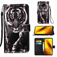 Case For Xiaomi Redmi Note 8 / Redmi Note 8 Pro / Redmi Note 8T Wallet / Card Holder / with Stand Full Body Cases Animal PU Leather