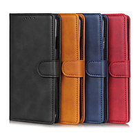 Case For Xiaomi Redmi Note 8 / Redmi Note 8 Pro / Redmi Note8T Card Holder / Shockproof Full Body Cases Solid Colored PU Leather