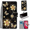 Case For Xiaomi Redmi Note 8 Pro / Redmi Note 8 / Redmi Note 8T Wallet / Card Holder / with Stand Golden Diamond Butterfly PU Leather / TPU for Mi CC9 Pro / Redmi 8 / Redmi K30 / Redmi 8A