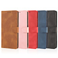 Case For Xiaomi Redmi Note 9 / Redmi Note 9 Pro / Redmi Note 9 Pro Max Card Holder / Shockproof / Flip Full Body Cases Solid Colored PU Leather