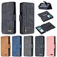 Case For Xiaomi Redmi Note 9 Pro Max Wallet Card Holder with Stand Full Body Cases Solid Colored PU Leather Xiaomi Note 10 CC9 Pro Redmi 7 8A 9 Note 8T