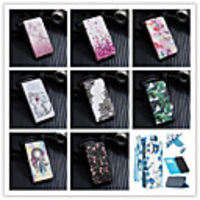 Case For Xiaomi scene map Redmi 9 9A 9C Note 9 Note 9 Pro Love painted PU leather material card holder lanyard all-inclusive anti-fall mobile phone case HX