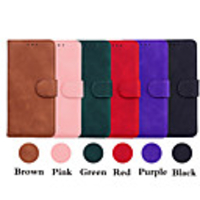 Case For Xiaomi Xiaomi CC9 / Xiaomi CC9e / Xiaomi CC9 Pro Wallet / Shockproof / Flip Full Body Cases Solid Colored PU Leather