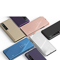 Case For Xiaomi Xiaomi Mi 10/ Xiaomi Mi 9 / Xiaomi CC9 Shockproof / Plating / Mirror Full Body Cases Solid Colored PU Leather
