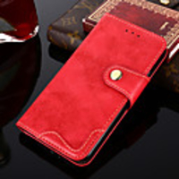 Case For Xiaomi Xiaomi Mi 8 / Xiaomi Mi 8 SE / Xiaomi Mi 8 Lite Card Holder / Flip / Magnetic Full Body Cases Solid Colored PU Leather / TPU