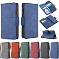 Case For Xiaomi Xiaomi Mi 9T / Redmi Note 7 / Redmi K20 Pro Wallet / Card Holder / Shockproof Full Body Cases Solid Colored Genuine Leather