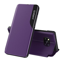 Case For Xiaomi Xiaomi Poco X3 NFC Shockproof / with Stand / Flip Full Body Cases Solid Colored PU Leather miniinthebox
