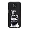Case For Xiaomi Xiaomi Pocophone F1 / Xiaomi Redmi 7 / Redmi Note 7 Ultra-thin / Frosted Back Cover Dog / Word / Phrase TPU