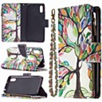 Case For Xiaomi Xiaomi Redmi 7 / Redmi Note 7 / Redmi Note 7 Pro Wallet / Card Holder / Shockproof Full Body Cases Tree PU Leather / TPU