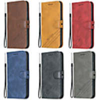 Case For Xiaomi Xiaomi Redmi Note 5 Pro / Xiaomi Redmi Note 5 / Redmi 6A Wallet / Card Holder / with Stand Full Body Cases Solid Colored PU Leather