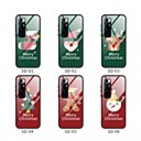 Case For Xiaomi Xiaomi Redmi Note 5 Pro / Xiaomi Redmi Note 5 / Xiaomi Mi 9 Mirror Back Cover Christmas Tempered Glass