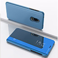 Case For Xiaomi Xiaomi Redmi Note 5 Pro / Xiaomi Redmi Note 5 / Xiaomi Pocophone F1 Shockproof / Mirror / Flip Full Body Cases Solid Colored PU Leather / Xiaomi Redmi Note 4X