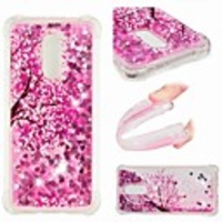 Case For Xiaomi Xiaomi Redmi Note 5A / Xiaomi Redmi 6 Pro / Xiaomi Redmi Note 4X Shockproof / Flowing Liquid / Transparent Back Cover Glitter Shine / Flower Soft TPU