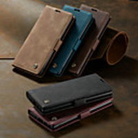 Caseme Case For Samsung Galaxy Galaxy Note 10 / Galaxy Note 10 Plus Wallet / Card Holder / Shockproof Full Body Cases Solid Colored PU Leather