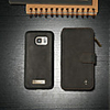 CaseMe Case For Samsung Galaxy S7 Wallet / Card Holder / with Stand Full Body Cases Solid Colored Hard PU Leather