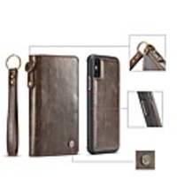 CaseMe Case For Samsung Galaxy S8 Plus / S8 Wallet / Card Holder / Shockproof Full Body Cases Solid Colored Hard Genuine Leather