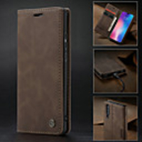 Caseme Case For Xiaomi Xiaomi Mi 9 Wallet / Card Holder / Shockproof Full Body Cases Solid Colored Hard PU Leather