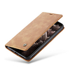 CaseMe Leather Case for Samsung Galaxy S10 S10E S10 Plus S10 5G S9 S9 Plus S8 S8 Plus Luxury Retro Magnetic Flip Leather Stand Wallet Phone Case for S7 S7 Edge Note 10 Note 10 Plus