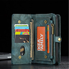CaseMe Leather Protective Wallet with Removable Magnetic Closure Cell Phone Cover Many Compartments 11 Card Pockets Zippered Coin Pocket Samsung S7 S7EDGE S8 S8PLUS S9 S9PLUS Filp Bag Purse