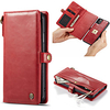 CaseMe Luxury Business Flip Leather Phone Case For iPhone 11 / 11 Pro / 11 Pro Max / Xs Max / Xs / Xr / X Magnetic Wallet Card Slot Stand Detachable For iPhone 8 Plus / 7 Plus / 6 Plus / 8 / 7 / 6