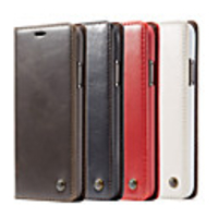 CaseMe Luxury Business Leather Magnetic Flip Case For iPhone 11 / 11 Pro / 11 Pro Max / SE2020 / Xs Max / Xr / Xs / X / 8 Plus / 7 Plus / 6 Plus / 8 / 7 / 6 With Wallet Card Slot Stand Case Cover