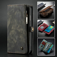 CaseMe PU Leather Wallet Case For Huawei P20 P30 with Card Holder Multifunction Flip Full Body Protective Case with Stand for Huawei P20 Pro/P20 lite/P30 Pro/Mate 20