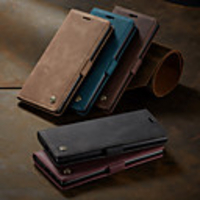 CaseMe Retro Business Leather Magnetic Flip Case For Samsung Galaxy Note 10 / Note 10 Plus With Wallet Card Slot Stand Cover