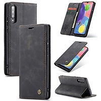 CaseMe Retro Flip Phone Case For Samsung Galaxy S21 Plus Ultra A72 A52 A42 A32 PU Leather Magnetic Card Stand Wallet Full Body Protective Case miniinthebox