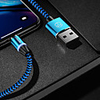CaseMe Type-C Cable Magnetic Charger Cable Phone Fast Charging LED 1.0m(3Ft) Nylon Braided for Samsung / Huawei / Sony / Xiaomi / OPPO / Vivo