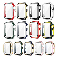 Cases For Apple iWatch Apple Watch Series SE / 6/5/4/3/2/1 44mm 42mm 40mm 38mm Plastic Screen Protector Smart Watch Case Compatibility 38mm 40mm miniinthebox