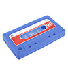 Cassette Style Silicon Case for iPhone 3 (Deep Blue)