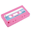 Cassette Style Silicon Case for iPhone 3 (Rose Pink)