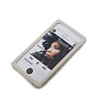 Cassette Style Silicone Case for iTouch 4 White Color