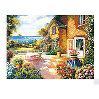 Castle Famous buildings House Flower Jigsaw Puzzle Adult Puzzle Jumbo Wooden Adults