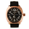 Casual Fashion PU Leather Band Big Dial Women Men Lady
