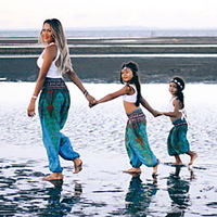 Casual Print Series Yoga Pants for Mommy and Me (Mom Size Fit For S-XL) miniinthebox