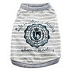 Casual Striped Cotton T-shirt for Dogs (XS-XL)