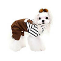 Casual Striped Hold-Up Suit for Dogs (XS-XL)