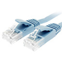 Cat 6 Male to Male Network Cable Flat Type Blue
