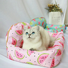 Cat Bed Cat Beds Cute British Fashion Cotton for Large Medium Small Dogs and Cats miniinthebox