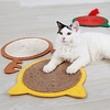 Cat Cat Scratcher Mat Cat Scratching Carpet Pad Color Block Donuts Relieves Stress Washable For Indoor Use Fabric for Large Medium Small Dogs and Cats miniinthebox