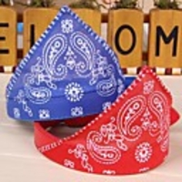 Cat Dog Bandanas Hats Cosplay Wedding Dog Clothes Black Purple Red Costume PU Leather Cotton S