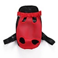 Cat Dog Carrier Bag Travel Backpack Front Backpack Dog Pack Portable Breathable Adjustable / Retractable Solid Colored Fabric Terylene Black Purple Red / Foldable