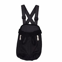 Cat Dog Carrier Bag Travel Backpack Front Backpack Portable Leopard Fabric Camouflage Color Rainbow Leopard