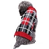Cat Dog Coat Sweater Christmas Plaid / Check Geometic British Casual / Daily Keep Warm Wedding Winter Dog Clothes Gray Costume Spandex LinenCotton Blend Chinlon XXS XS S M L XL