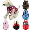Cat Dog Coat Vest Puppy Clothes Skull Camo / Camouflage Casual / Daily Keep Warm Outdoor Winter Dog Clothes Puppy Clothes Dog Outfits Camouflage Color Red / White Red Costume for Girl and Boy Dog miniinthebox