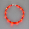 Cat Dog Collar Light Up Collar LED Lights Rechargeable Strobe / Flashing Solid Colored Silicone Small Dog White Yellow Red Blue Pink miniinthebox