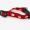 Cat Dog Collar Wireless Geometry Nylon Red
